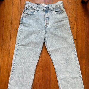 Levi’s Ribcage Straight - Size 31 - 100% Cotton - Light Wash